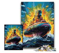Puzzle colorati sottomarini da 1000 pezzi per adulti. Puzzle difficili per adulti. Perfetti per il divertimento in famiglia a Natale, Ringraziamento, compleanni e Pasqua. Dimensioni: 26x38cm.