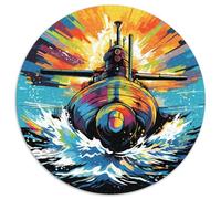 Puzzle colorati sottomarini per adulti, puzzle da 1000 pezzi per la decorazione della casa, Natale e Capodanno per adolescenti 67,5x67,5 cm