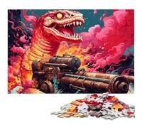 Puzzle colorato a forma di serpente, 1000 pezzi per adulti, puzzle impegnativi, rompicapo fai da te per adolescenti, 26X38CM/10,23x14,96 pollici.