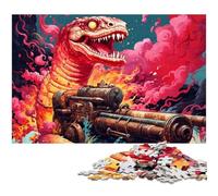 Puzzle colorato a forma di serpente da 1000 pezzi per adulti, rompicapo impegnativo, gioco per adulti, attività interattiva per famiglie, 50x75CM/19,68x29,52 pollici