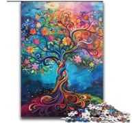 Puzzle colorato Albero della vita da 2000 pezzi per adulti e ragazzi, regalo di compleanno per ammazzare il tempo in casa, regali, arte murale per 14+ anni (70x100cm)