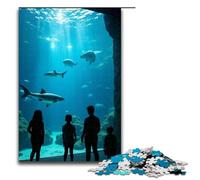 Puzzle colorato da 1000 pezzi con acquario. Divertente puzzle per la famiglia. Ottimo regalo per gli appassionati di anime. Regalo per adulti da 1000 pezzi.