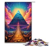Puzzle colorato da 1000 pezzi "Il ponte verso le piramidi" divertente puzzle per la famiglia ottimo regalo per gli appassionati di anime regalo per adulti da 1000 pezzi