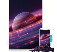 Puzzle colorato del pianeta Saturno da 1000 pezzi per adulti, ideale per rafforzare la memoria, divertirsi e giocare in un ambiente piacevole Design elegante e raffinato (38x26cm)
