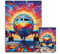 Puzzle colorato di aerei da 1000 pezzi per adulti, fai da te, regalo per la casa, gioco rompicapo 26X38CM/10,23x14,96 pollici