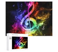 Puzzle colorato note musicali per adulti attività familiari giochi decorazione casa puzzle 500 PCS