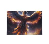 Puzzle colorato Phoenix fai da te regalo puzzle con borsa portaoggetti in rete per adulti e famiglie 500 pezzi