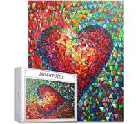 Puzzle Colore Puzzle 1500 Pezzi Arte per Adulti e Bambini, Amore Puzzle Giochi Rilassamento e Intelligence, Jigsaw Adulti DIY Classici legno Gioco, Idea Regalo per Lei o Lui, Decorazione la Casa D-515