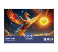 Puzzle Colorful Phoenix 1000 Pezzi Per Bambini E Adulti, Puzzles Con Sun, Sfida Mentale E Gioco Complesso, Regalo Per Adulti E Ragazzi 38x26cm/1000pcs