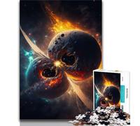 Puzzle Colori del Pianeta Spaziale Puzzle da 1000 Pezzi per Adolescenti Regali per Gioco Educativo Sfida Giocattolo Arredamento Unico per la Casa e Regali 26x38cm