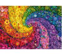 Puzzle Colori vorticosi in fiore 2000 pezzi