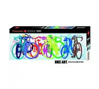 Puzzle - Colourful Row, Bicicletta Articolo - Panorama 1000 Parti