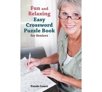 Puzzle Comet Fun and Relaxing Easy Crossword Puzzle Book for Seniors (Tascabile)