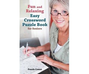 Puzzle Comet Fun and Relaxing Easy Crossword Puzzle Book for Seniors (Tascabile)