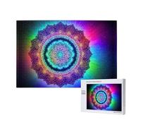 Puzzle complessi Mandala 1000 pezzi per puzzle puzzle in legno per famiglia amico decorazione della casa arte da parete 75 x 50 cm