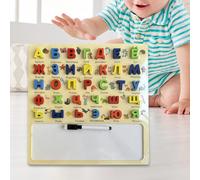 Puzzle con alfabeto in legno Lavagna russa Impara regali interattivi per San