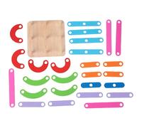 Puzzle Con Alfabeto - Pannello Forato Per Costruire Con Abbinamenti Di Colori, Puzzle A Forma Di Legno Con Numeri Impilabili | Per Bambini Con Abilità Motorie Le Neonate Giocano In Classe Di Compleann
