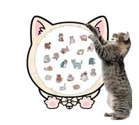 Puzzle con animali per adulti, 135 pezzi, puzzle con cornice per gatti, gioco di pensiero, puzzle in legno colorato, per ragazze, adulti, anziani, come decorazione da tavolo, gioco educativo per