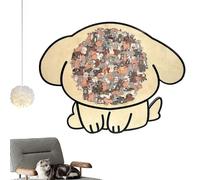 Puzzle con animali per adulti - e gioco di pensiero come allenamento del cervello, puzzle in legno adatto da abbinare - per ragazze, ragazzi, anziani, amici prescolari, ecc