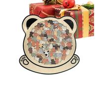 Puzzle con animali per bambini | Gioco di mappatura come gioco da tavolo | Puzzle in legno adatto per ragazze adolescenti anziani amici prescolari decorazione da tavolo e per la casa asilo