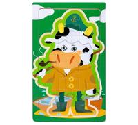 Puzzle con animali per bambini piccoli, giocattolo puzzle con animali | 12 pezzi Giocattoli interattivi genitore-figlio, atti