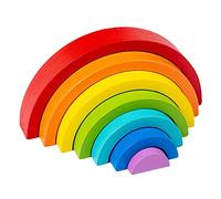 Puzzle con Blocchi Impilabili in Legno per Bambini Piccoli, Design Colorato a Forma di per un Divertimento Senza Fine, Giocattolo Educativo Impilabile, di Grandi Dimensioni (Dimensione libera)