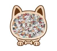 Puzzle Con Cani - Educativo Per La Mente In Legno Morandi Da 115 | Puzzle Per Cani, Puzzle In Legno | Artistica Del Cervello Da 115 Pezzi, Grafica Colori Tenui, Per Bambini, Ragazzi,