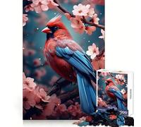 Puzzle con cardinale da 1000 pezzi per adolescenti, ideale per il benessere mentale, per momenti di relax e come regalo perfetto (50x75cm)