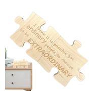 Puzzle con citazioni ispiratrici, arte da tavolo ispiratrice | Puzzle in legno per ufficio Citazioni ispiratrici,Design creativo del puzzle, decorazione per ufficio rilassante per spazio di lavoro