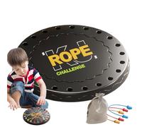 Puzzle con corde,Puzzle con nodi di stringa - Gioco da tavolo di classificazione della pila di disgregazione dei nodi di corda colorati | Puzzle giocattolo di abilità motorie per no