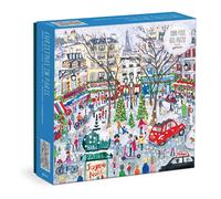 Puzzle con effetto lamina Natale a Parigi - Michael Storrings (Galison, 1000 pezzi)