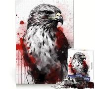 Puzzle con falco dalle ali larghe, 1000 pezzi, ideale per ragazzi, stimola la capacità di ragionamento, offre un divertimento leggero, presenta bordi precisi ed è un regalo perfetto (38x52cm)