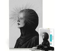 Puzzle con figura mistica e luce per adulti, 1000 pezzi, gioco di logica, divertimento rilassante, bordi lisci, regalo speciale (50x75cm)