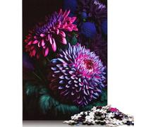 Puzzle con fiori ritratti, rompicapo in cartone riciclato al 100%, per donne e uomini, regali per la festa della mamma, 1000 pezzi (75x50 cm)