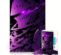 Puzzle con illustrazione del Cavaliere Viola per adulti, 1000 pezzi, gioco per allenare la mente, rilassante e divertente, idea regalo per le vacanze (38x26cm)