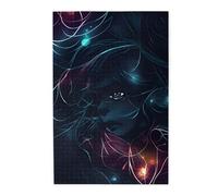 Puzzle con immagine della ragazza nel sogno. Puzzle in legno per adulti e bambini, decorazioni impegnative puzzle