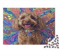 Puzzle con immagine dello Yorkshire Terrier per adulti, 1000 pezzi, in cartoncino riciclato, taglio di precisione, puzzle da 1000 pezzi, ottimo regalo per tutte le età, 1000 pezzi (75 x 50 cm)