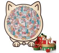 Puzzle Con Immagini Di Gatti,Giochi Educativi Da 135 Pezzi,Puzzle In Legno Per Decorazione Per Adulti | Per Bambini Ragazzi Ragazze E In Età Prescolare