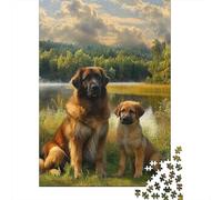 Puzzle con immagini personalizzabili del mastino tibetano, puzzle in cartone riciclato al 100% per bambini e adulti dai 12 anni, 1000 pezzi (75x50 cm)