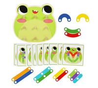 Puzzle Con Mollette In Legno 18,5x18x5,5 Cm Rompicapo Impilabile A Fo