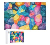 Puzzle con motivo in stile pietra, 1000 pezzi, puzzle in legno personalizzato per adulti e amici, idea regalo per matrimonio, compleanno, San Valentino, decorazione per la casa