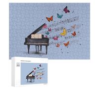 Puzzle con note musicali pianoforte per adulti attività familiari giochi decorazioni per la casa puzzle 300 PCS
