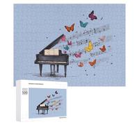 Puzzle con note musicali pianoforte per adulti attività familiari giochi decorazioni per la casa puzzle 500 PCS