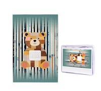 Puzzle con orsi e codici a barre 1000 pezzi puzzle personalizzati puzzle in legno per adulti foto puzzle arte appeso alla parete decorazione per compleanno, matrimonio, San Valentino, anniversario