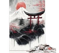 Puzzle con paesaggi giapponesi, 1500 pezzi, per adulti, antistress, per bambini, 1500 pezzi (85x57 cm)
