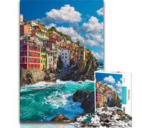 Puzzle con paesaggi urbani italiani per adulti e adolescenti, per giochi educativi, giocattoli, decorazioni per la casa e regali unici (50x75cm)