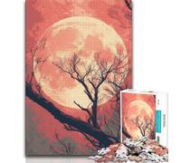 Puzzle con paesaggio al tramonto per adulti e adolescenti, gioco stimolante e gioco per famiglie, ideale come regalo per tutta la famiglia, 38x26cm