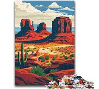 Puzzle con paesaggio della Monument Valley per adolescenti, per età 14+, decorazione da parete, regali unici per compleanno e Natale, 1000 pezzi (50x75cm)