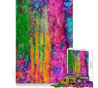 Puzzle con pennellate multicolori per ragazzi, 1000 pezzi, stimola la memoria, rilassante, divertente, da assemblare, (38x26cm)