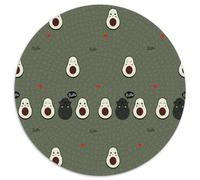 Puzzle con personaggi avvocato, 1000 pezzi, puzzle rotondo, illustrazione lenitiva, puzzle estremamente difficili per adulti, 1000 pezzi (67,5 x 67,5 cm)